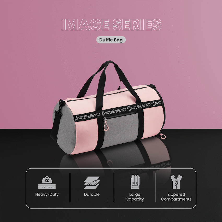 Volkano Image 45l Duffle - Pink - image 6