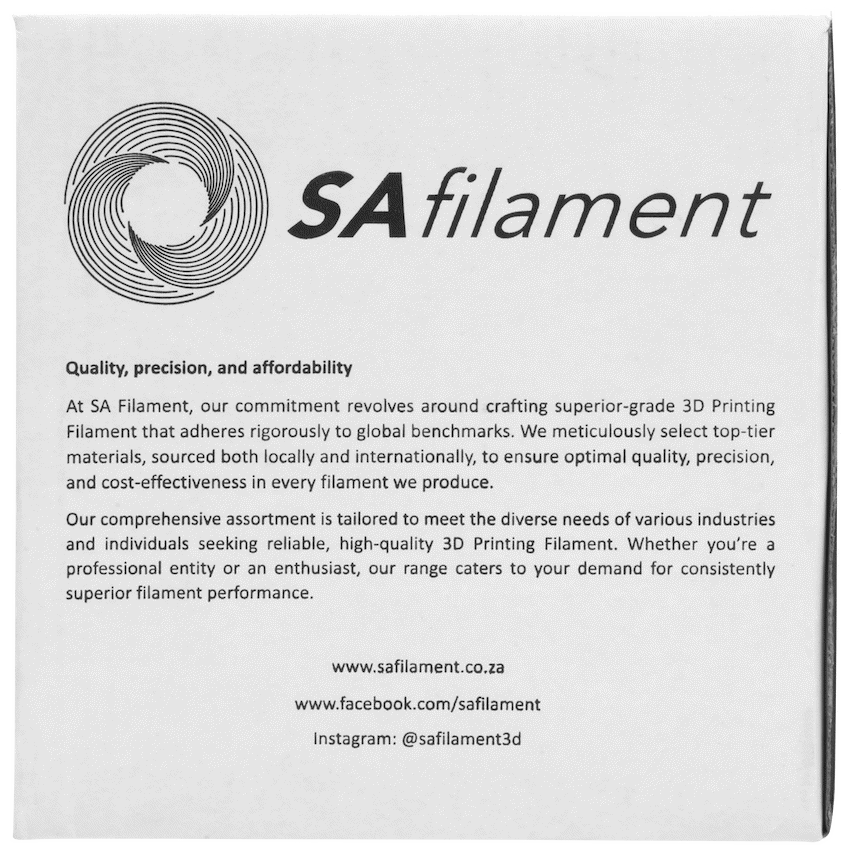 SA Filament ABS Premium Filament 1kg - Grey - image 6