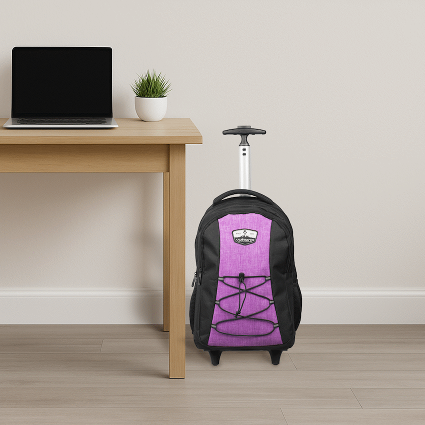 Volkano Winner Trolley Backpack 22L Pink - image 6
