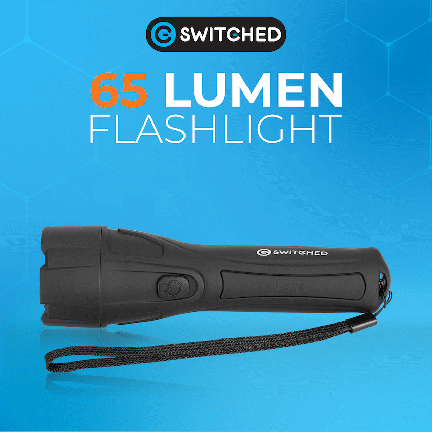 Switched 65 Lumen Flashlight - Black - image 6