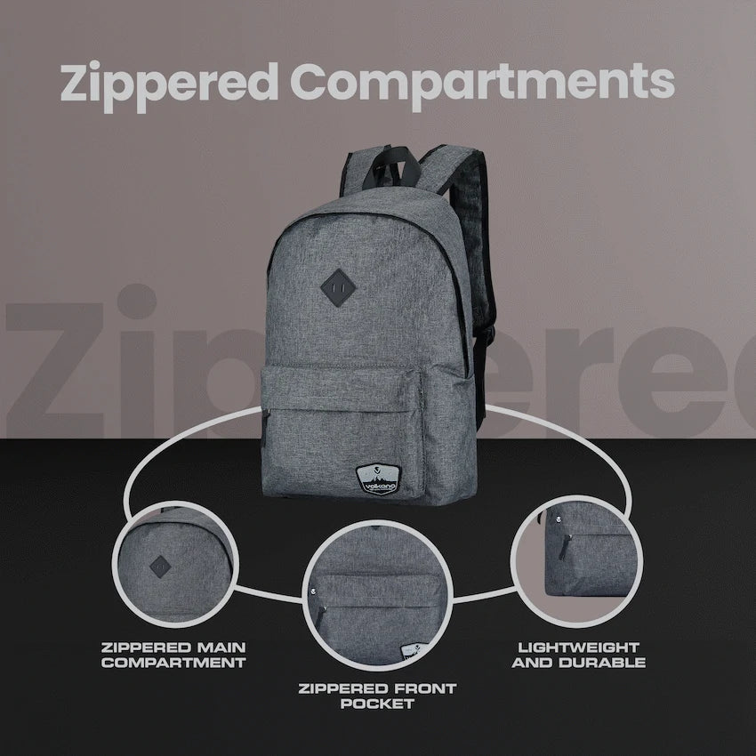 Volkano Distinct 15.6 Laptop Backpack - Grey Melange - image 6
