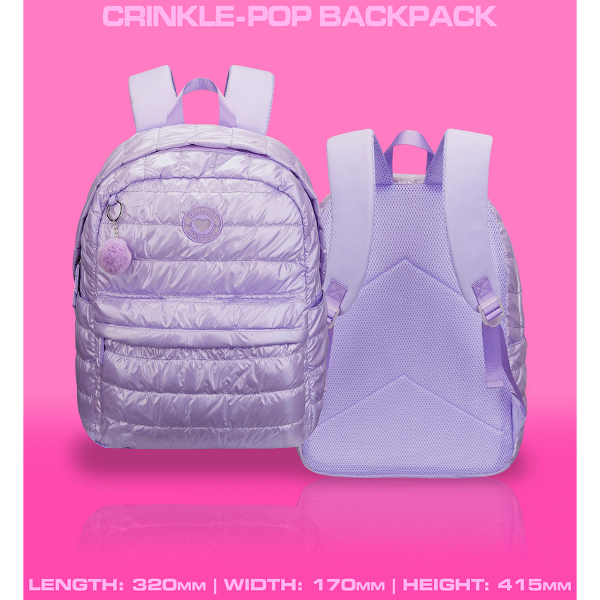 Quest Crinkle-Pop Backpack Lilac - image 6