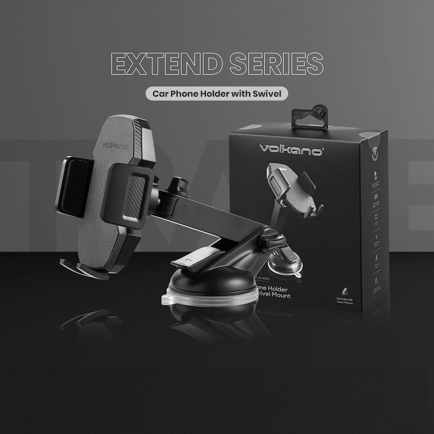 Volkano Extend Series Car Phone Holder with Swivel - image 6