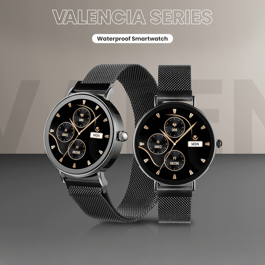 Volkano Valencia Series Ladies Smart Watch - Black - image 6