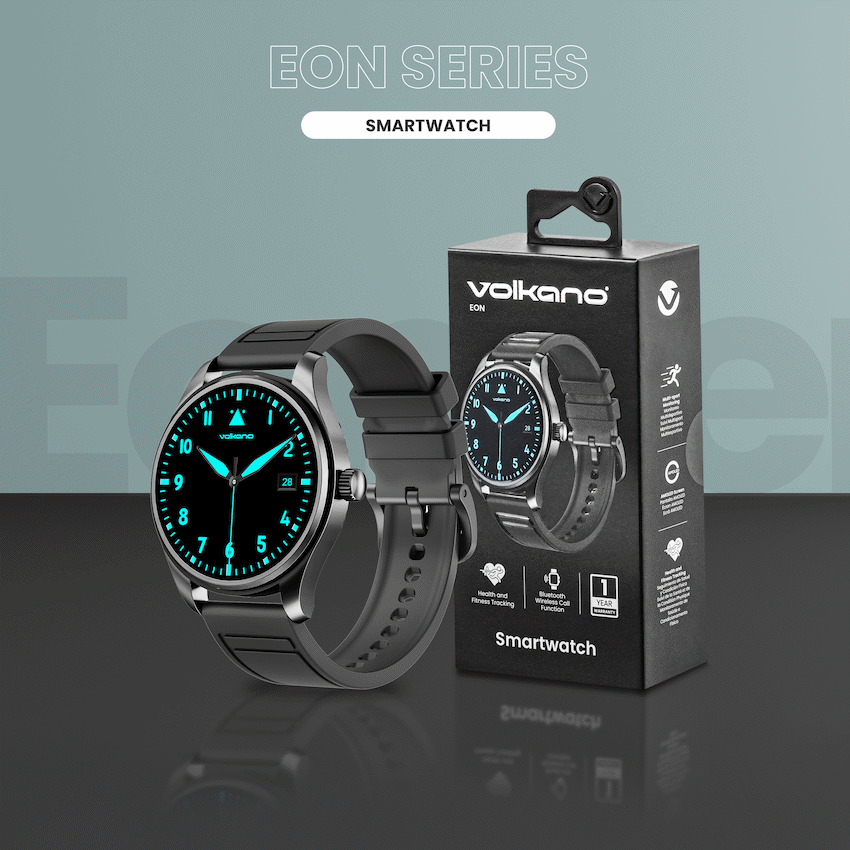 Volkano Eon Series Smartwatch - Black - image 6