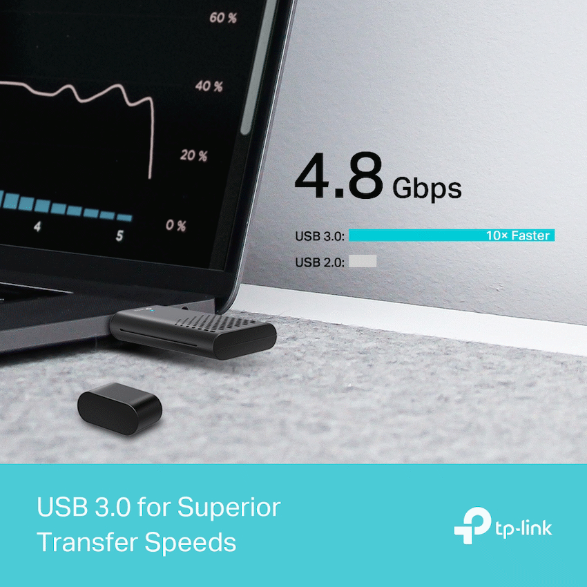 TP-Link Archer TX20U Dual-Band Wi-Fi 6 Wireless USB Adapter - image 6