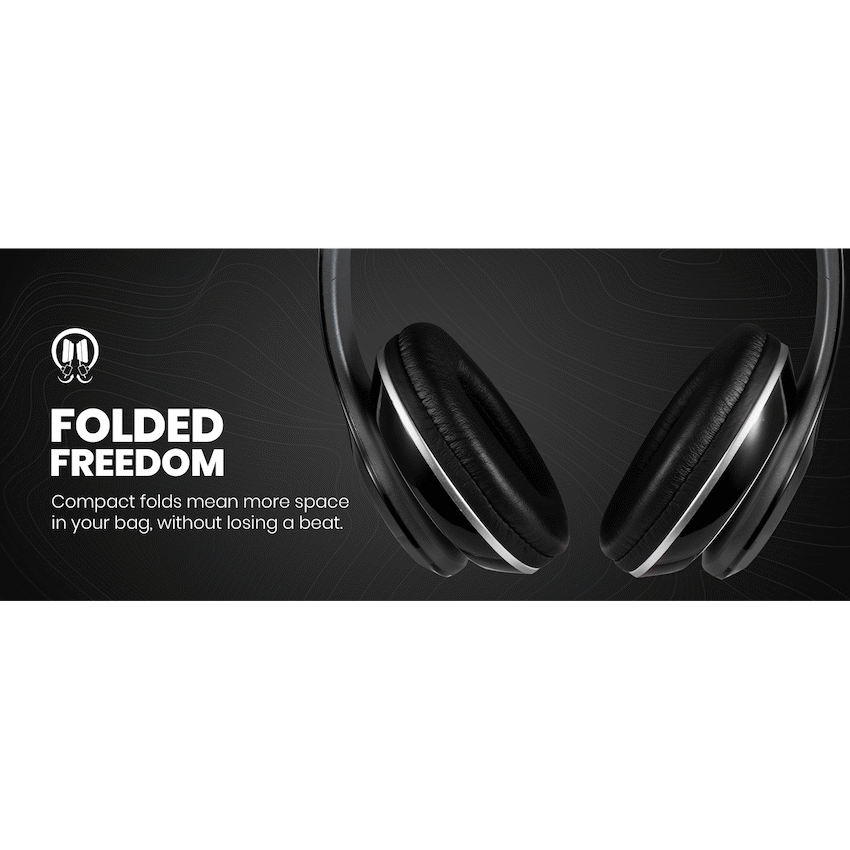 Volkano Falcon Headphones with Microphone - Black - image 6