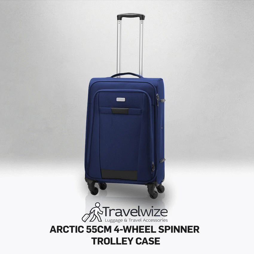 Travelwize Arctic 55cm 4-Wheel Spinner Trolley Case - Navy - image 6
