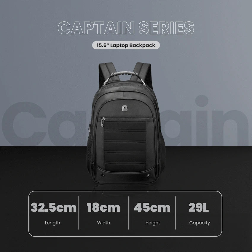 Volkano Captain 15.6" Laptop Backpack - Black - image 6