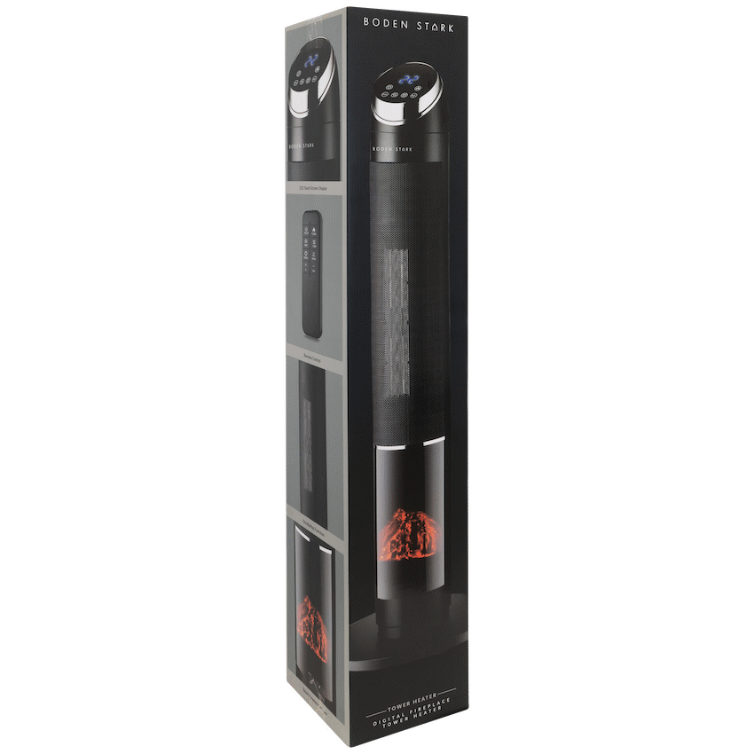 Boden Stark Digital Fireplace Tower Heater - image 6