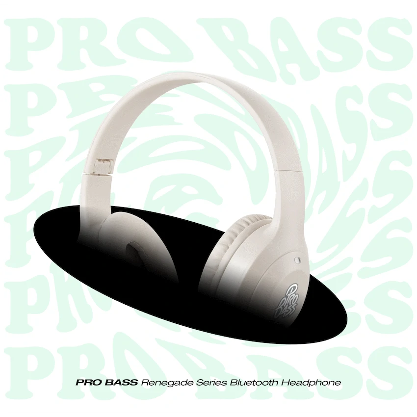 Pro Bass Renegade Series Bluetooth Headphone  - Nude - image 6