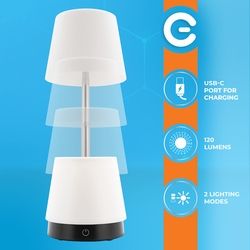 Switched Sleek Series Rechargeable LED Desk Lamp - image 6