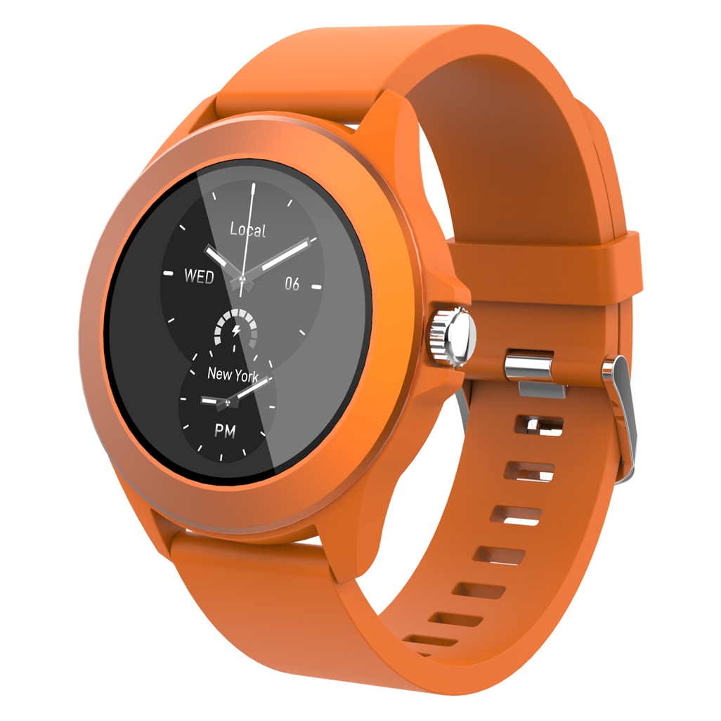 Volkano Splash Series Round Smartwatch - Orange
