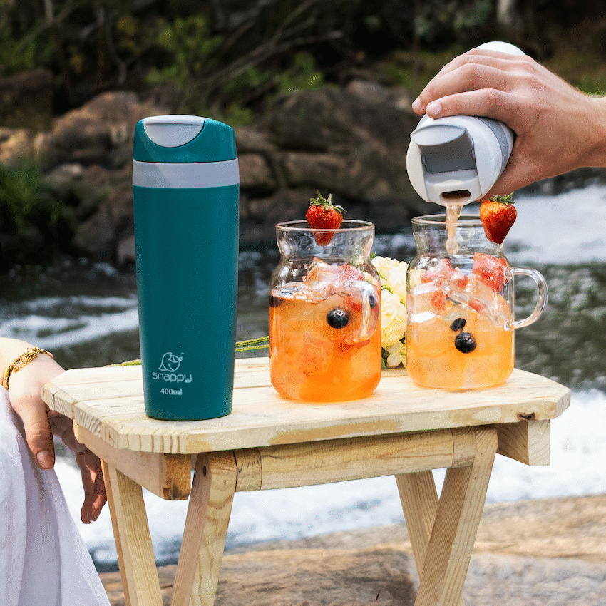 Snappy Smooth Thermal Tumbler 400ml Teal ( Order in Qty of 12) - image 6