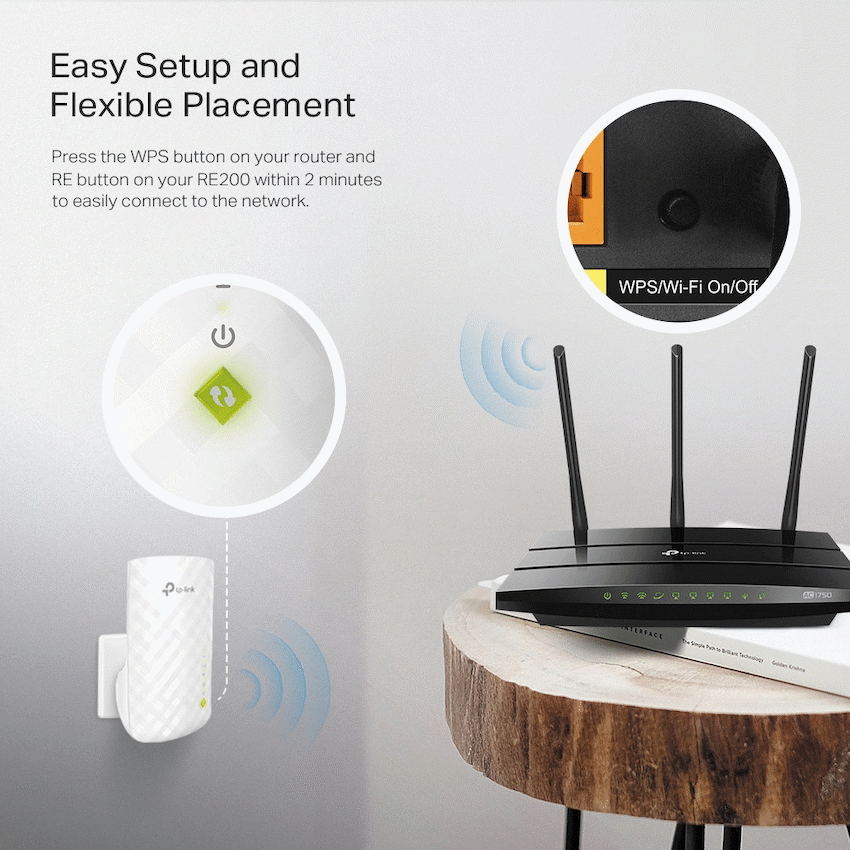 TP-Link RE200 AC750 Wi-Fi Range Extender - image 6