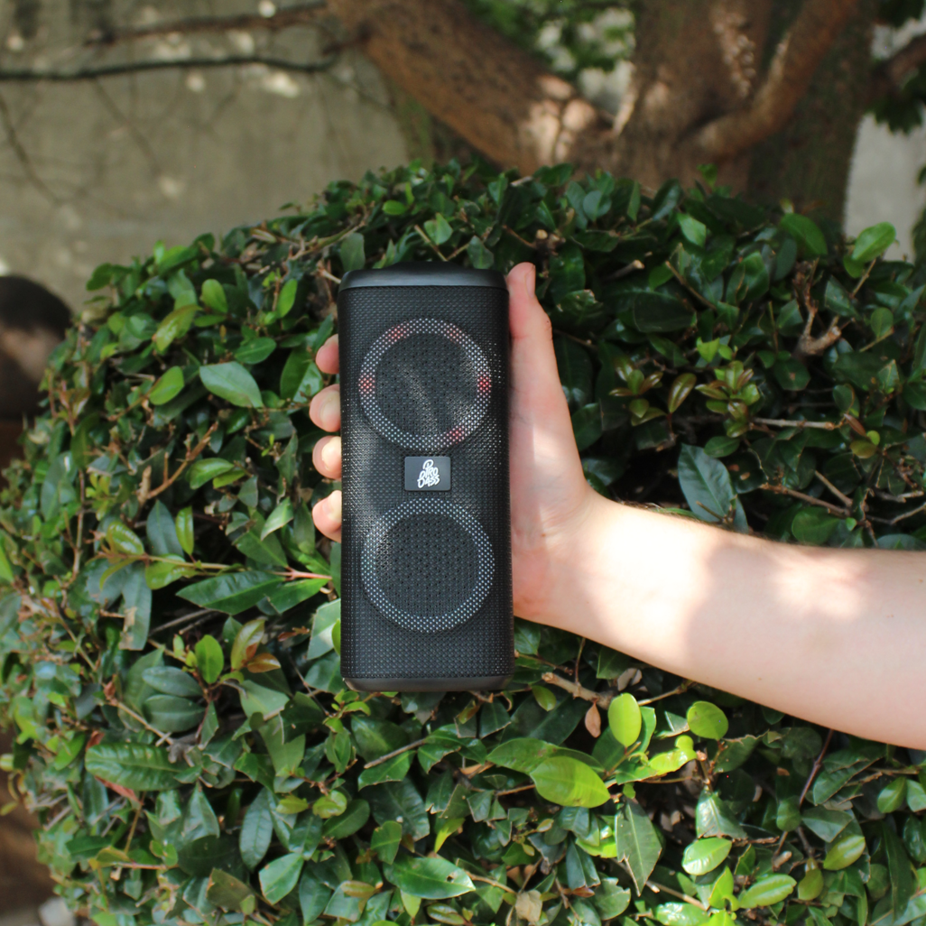 Pro Bass Pulse Box Portable Bluetooth Speaker - Black