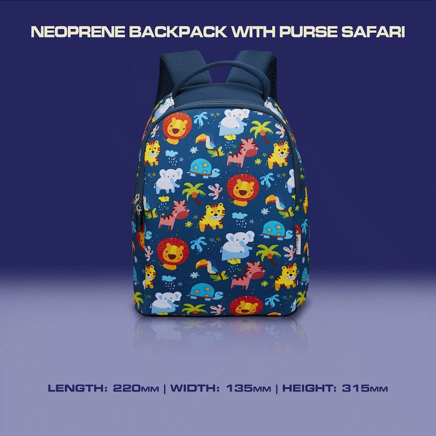 Quest Neoprene Backpack with Purse - Safari - image 6