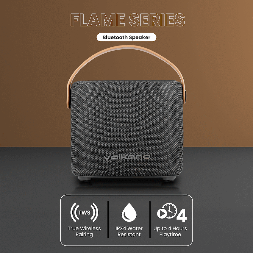 Volkano Flame Series Bluetooth Speaker - Black - image 6