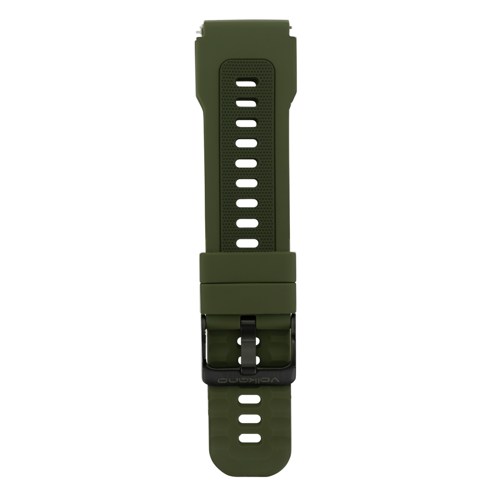 Universal Silicone 22mm Watch Strap - Green