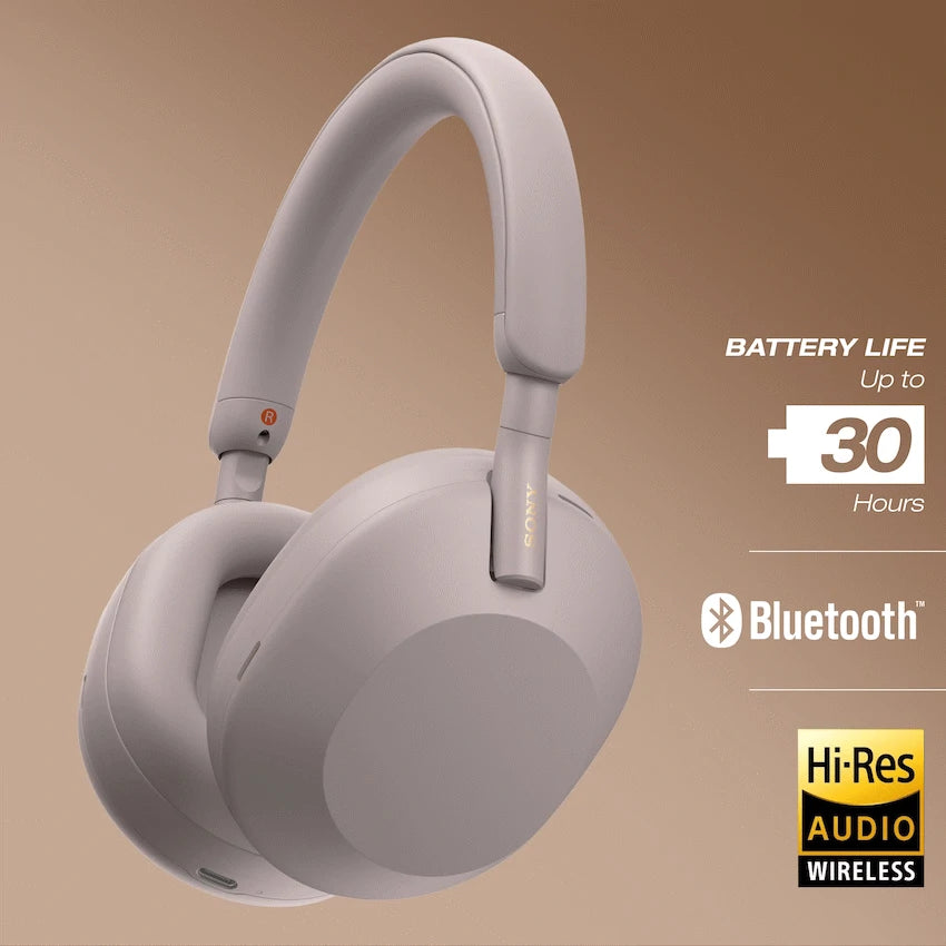 Sony WH1000XM5 Noise Cancelling BT Headphones - Smoky Pink - image 6