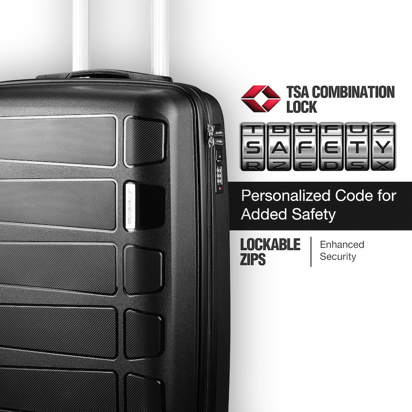 Travelwize Tourer PP 55cm 4-wheel Spinner Luggage Black - image 6