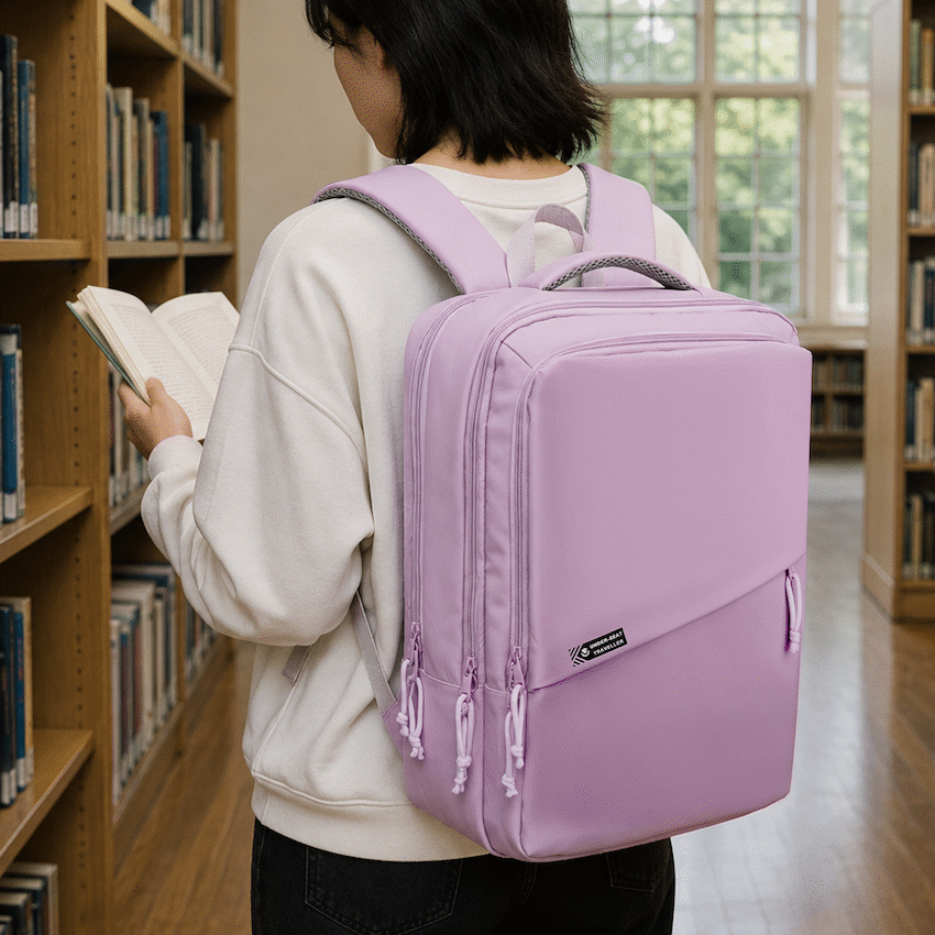 Volkano Under-Seat Traveller Backpack Pastel Pink - image 6