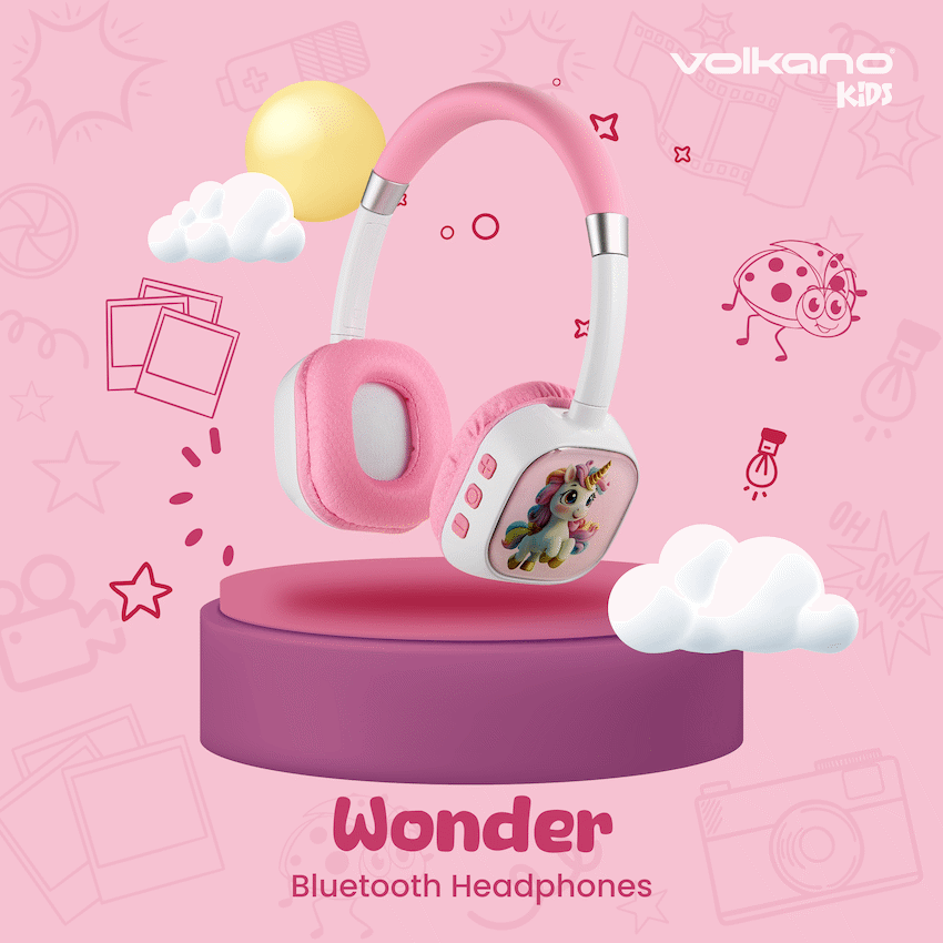 Volkano Wonder Bluetooth Wireless Headphones - Pink - image 6