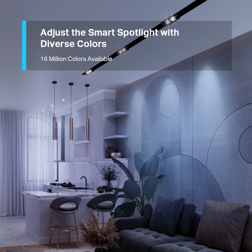TP-Link Tapo L630 3.7w Smart Wi-Fi Multicolour, Dimmable, GU - image 6