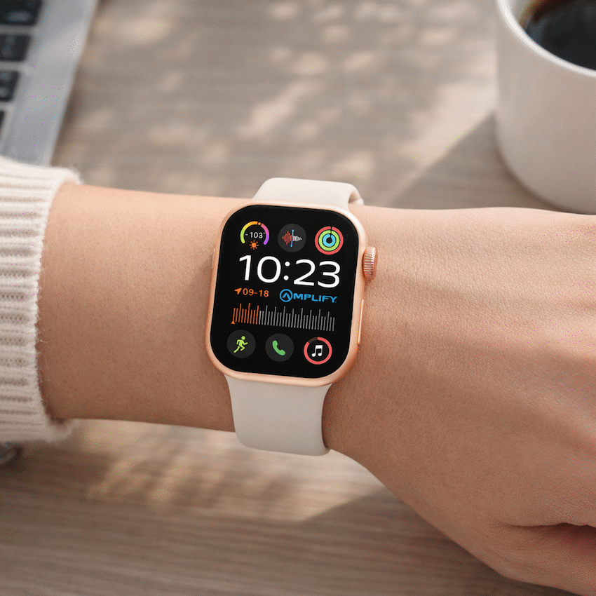 Amplify Challenge Series Square Smartwatch - Gold - image 6