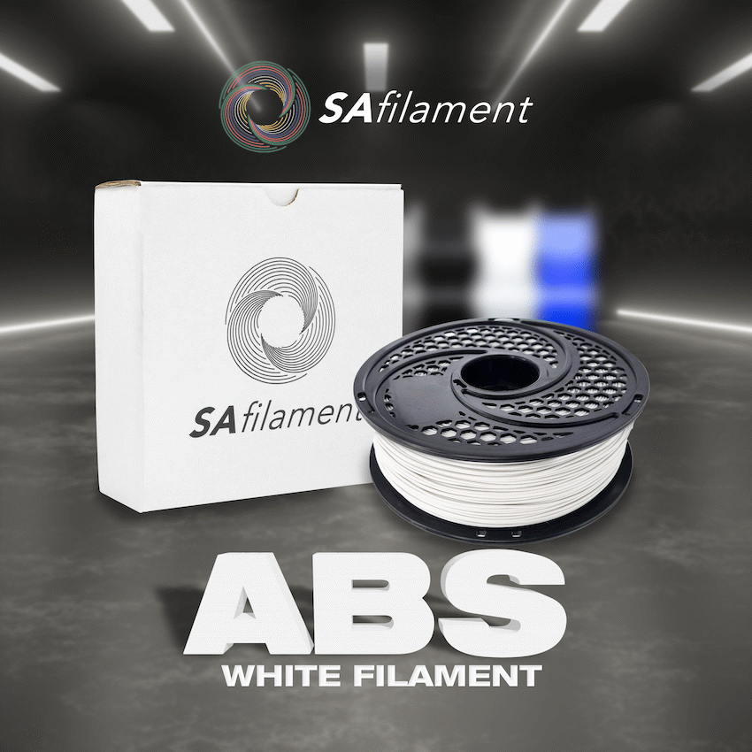 SA Filament ABS Premium Filament 1kg - White - image 6