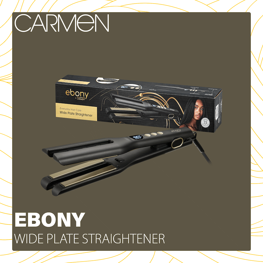 Carmen Ebony Wide Plate Straightener - image 6