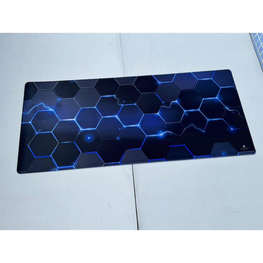 Everfurn Premium Geometric Large Desk Mat - Non-Slip - Polyester - image 6