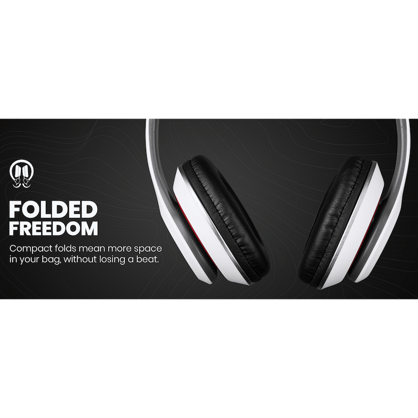 Volkano Falcon Series Headphones with Microphone - White - image 6