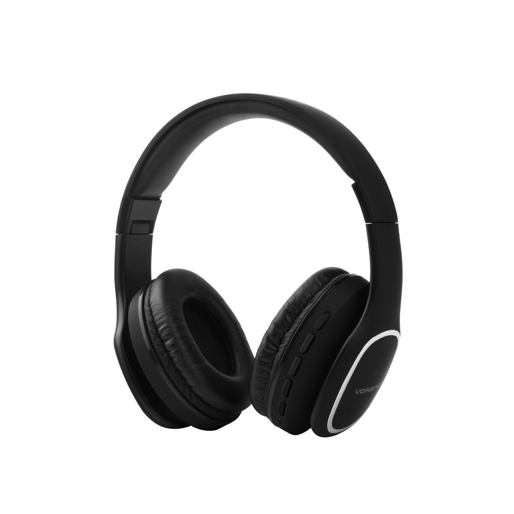 Volkano Phonic Series Bluetooth full size headphones - black