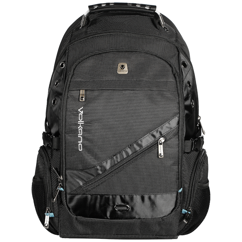Volkano G-Unit Backpack - Black/Grey/Turquoise - image 6