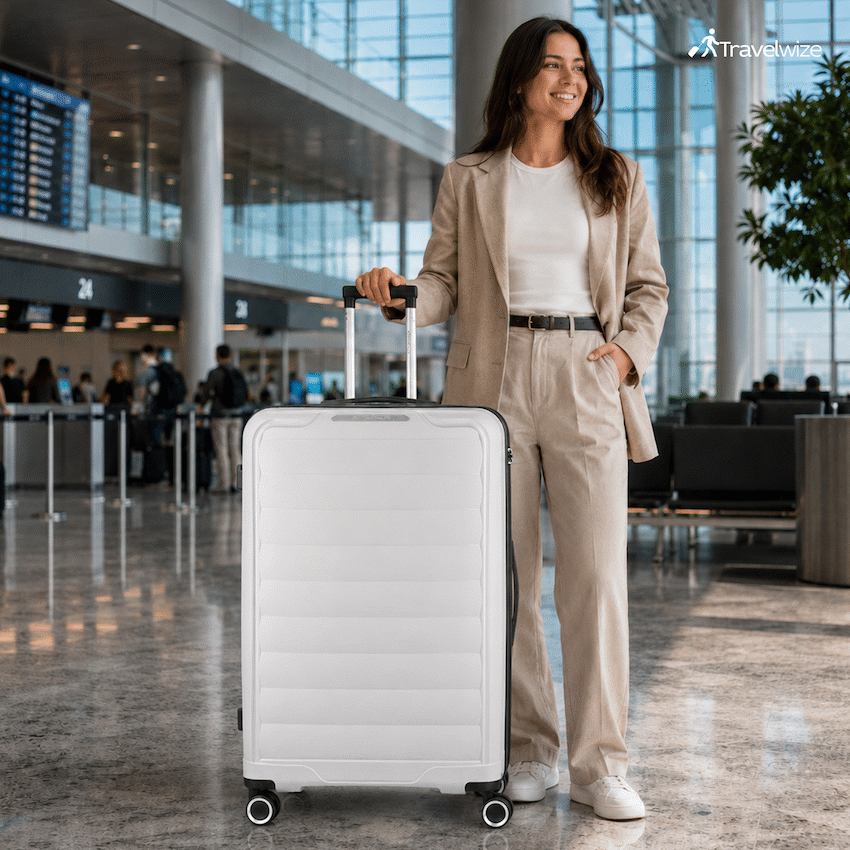Travelwize Ibiza PP 4-Wheel Spinner 55cm Luggage - Grey - image 6