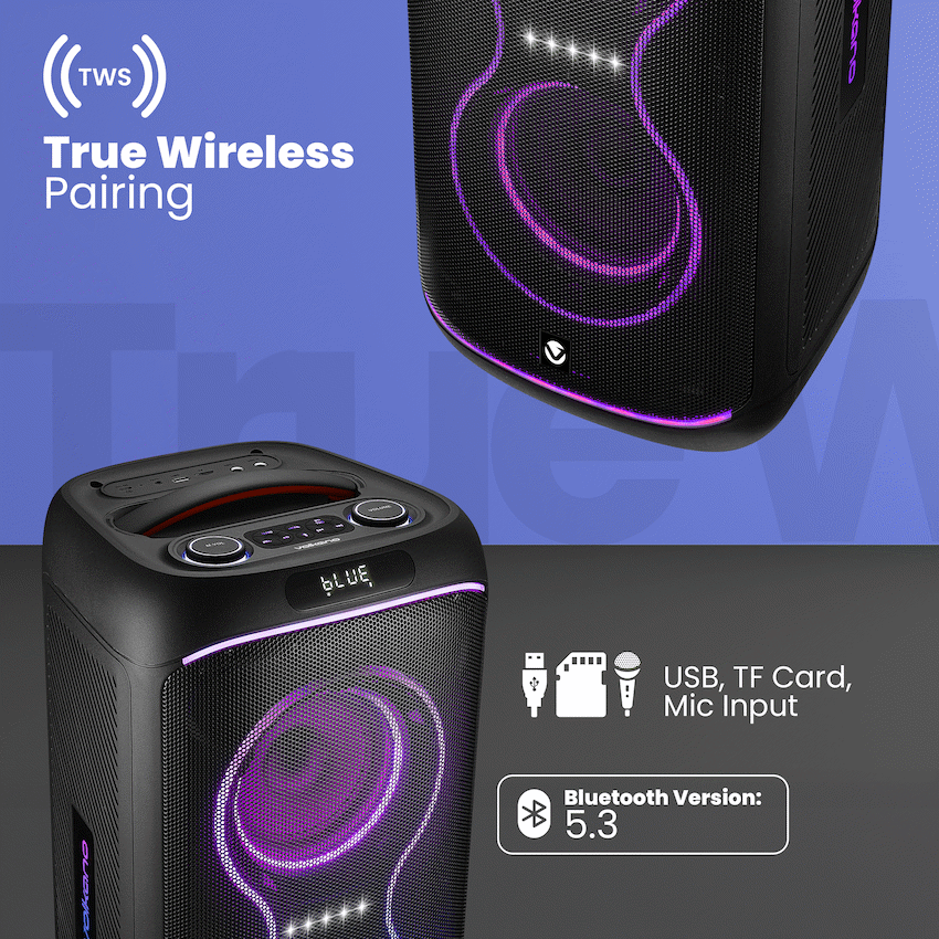 Volkano Elite Series Dual 6.5" Party Speaker - image 6