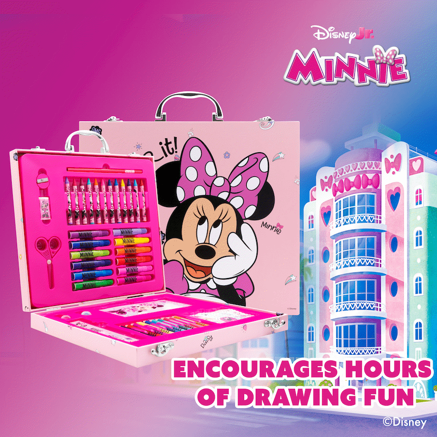 42-Piece Colouring Stationery Briefcase - Minnie Mouse - image 6