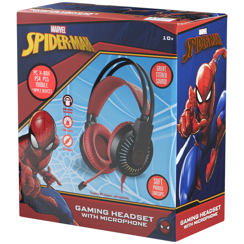 Marvel Spiderman Gaming headphone with boom mic - image 6