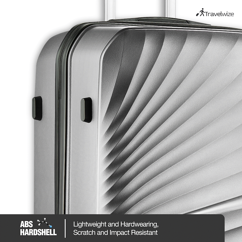 Travelwize Quartz PP 66cm 4-Wheel Spinner Luggage - Silver - image 6