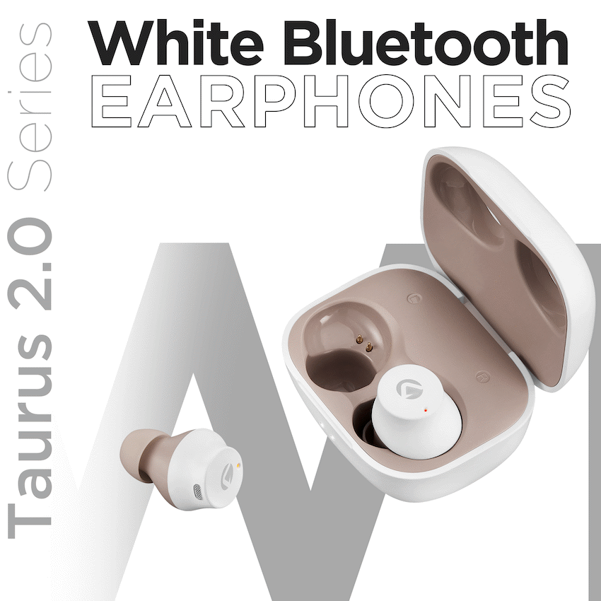 Volkano Taurus Series 2.0 True Wireless Earphones - White - image 6