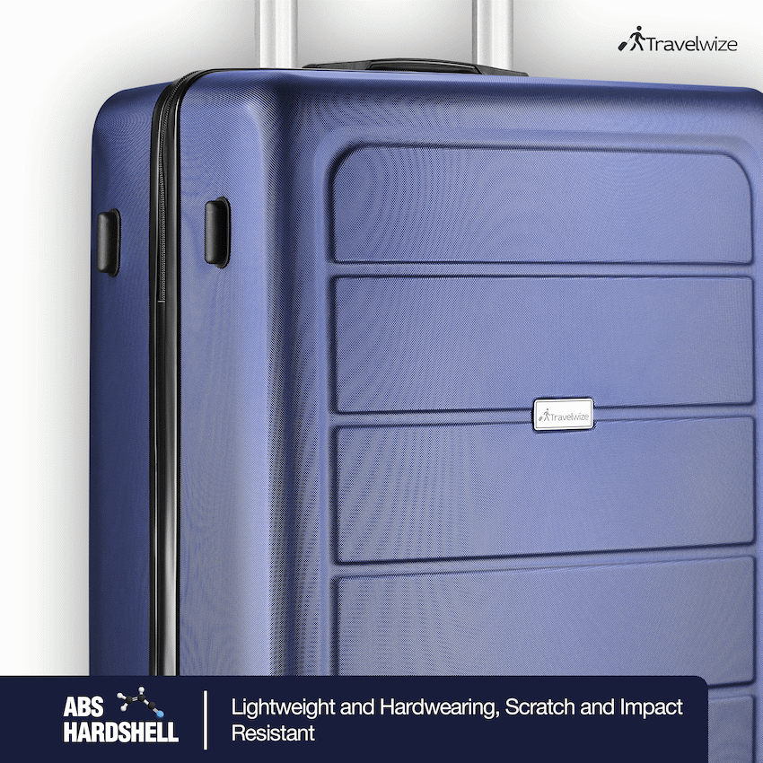 Travelwize Maple ABS 85cm 4-Wheel Spinner Luggage - Navy - image 6