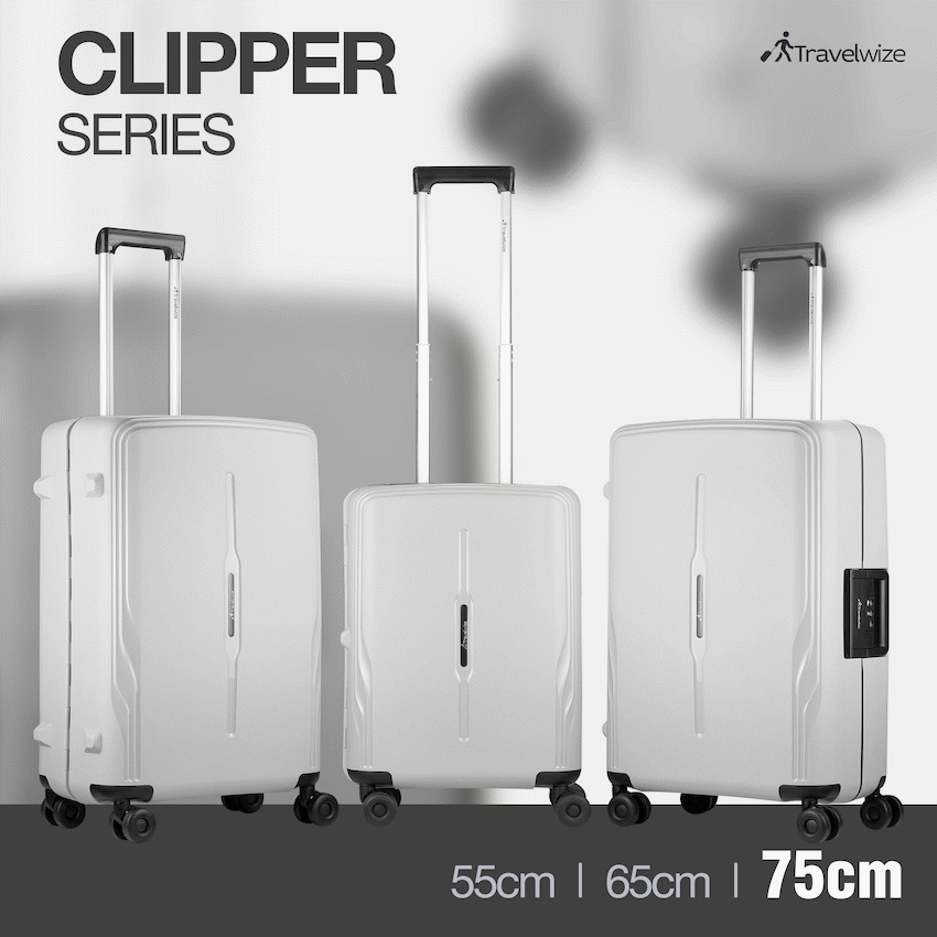 Travelwize Clipper PP 75cm 4-Wheel Spinner Luggage Nardo Grey - image 6