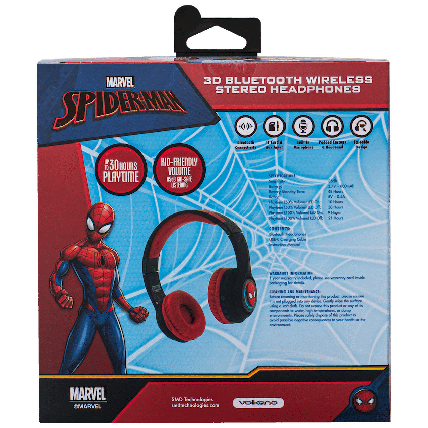Marvel Spider-Man 3D Bluetooth Headphones - image 6