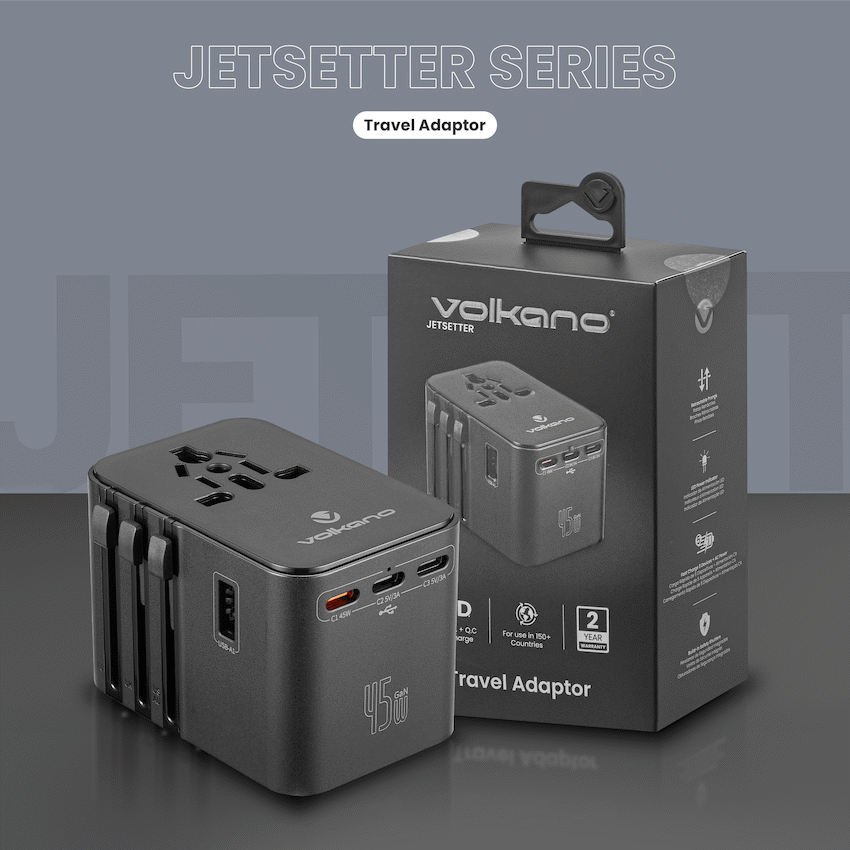 Volkano Jetsetter series 45W PD Travel Adaptor - image 6