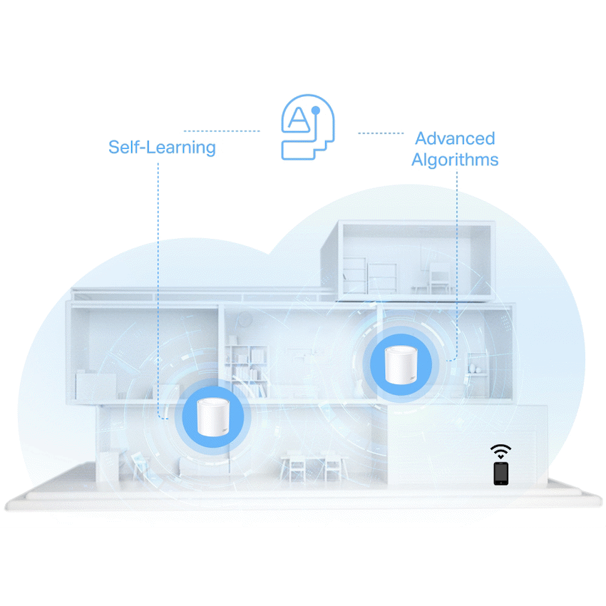 TP-Link Deco X10 (1-Pack) AX1500 Whole Home Mesh Wi-Fi 6 System (Tri-Band) - image 6