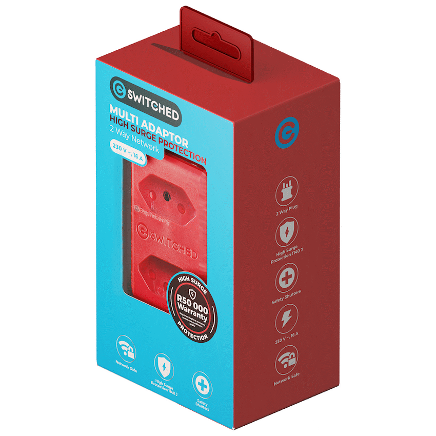 Switched High Surge 2-Way Network Router Safe Adaptor - image 6