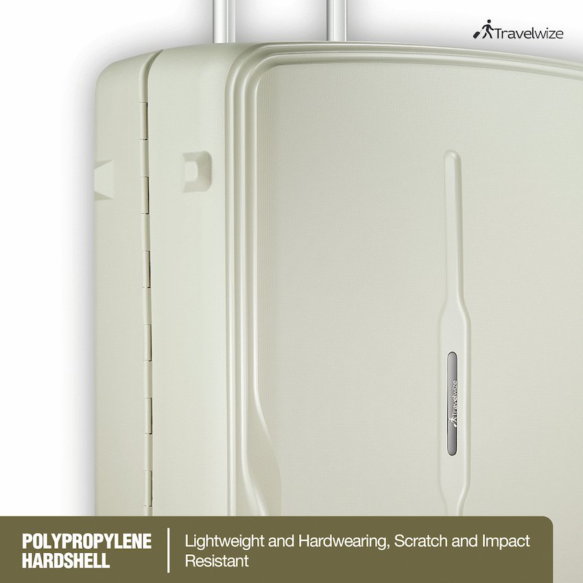 Travelwize Clipper PP 75cm 4-Wheel Spinner Luggage Beige - image 6