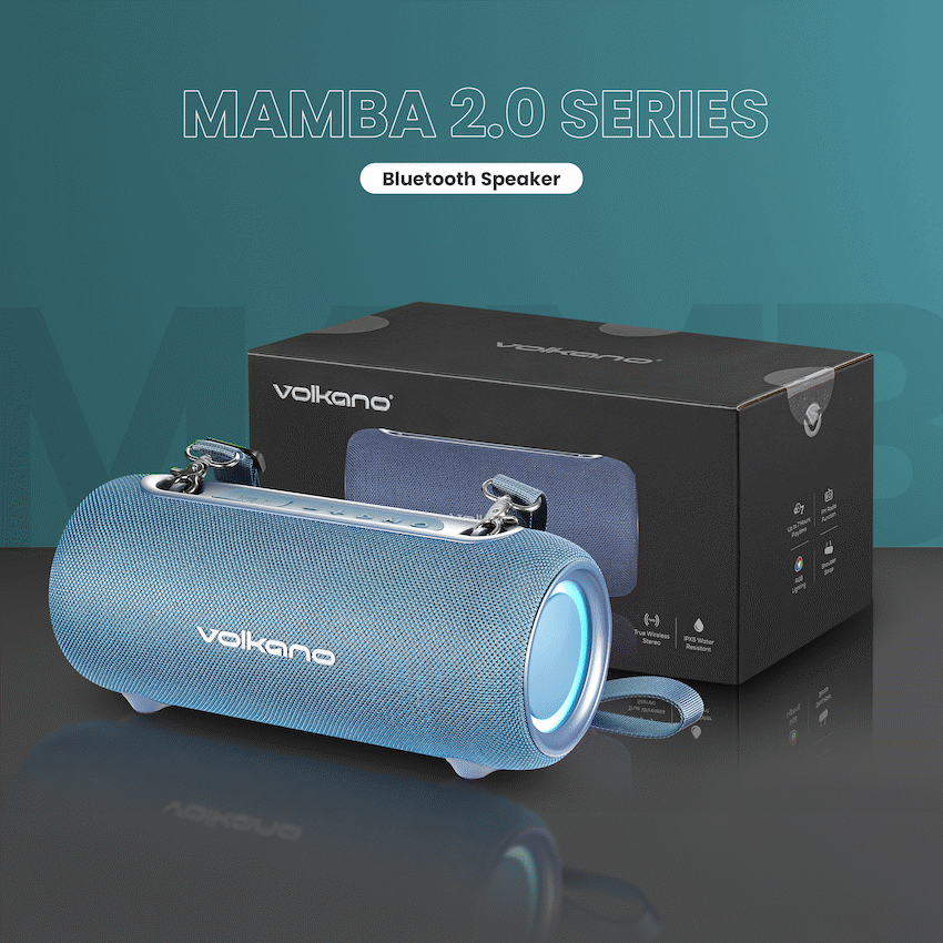 Volkano Mamba 2.0 Series Bluetooth Speaker - Blue - image 6