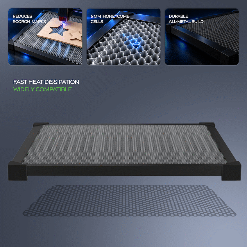 Creality Honeycomb Work Bed for Laser Cutter 500x500mm - image 6